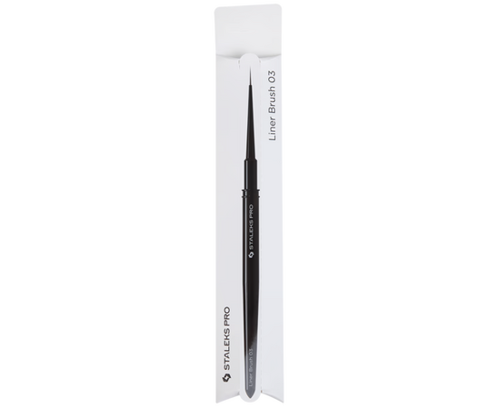 STALEKS. Manicure brush liner, Expert 0.9 mm/10 mm. Пензлик-лайнер для манікюру #3