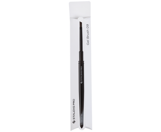 STALEKS. Gel brush, Expert 6 mm/9 mm. Пензлик для гелю #3