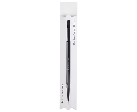 STALEKS. Manicure brush liner and Gel brush, Expert 10 mm та 11 mm. Пензлик-лайнер та для гелю двосторонній #3