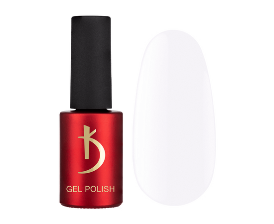 KODI Gel polish #01BW, яскраво-білий, 7 ml, гель-лак #1
