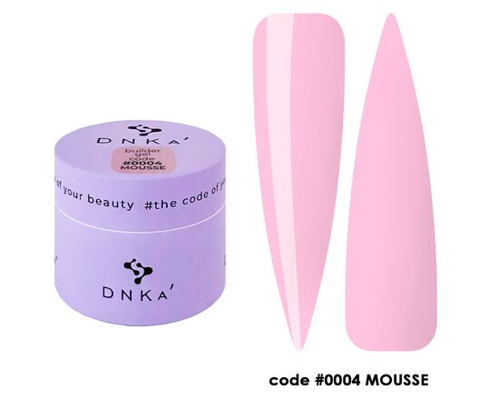 DNKa’. Builder Gel, Mousse, #0004, 15 ml, гель для моделювання #1