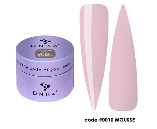 DNKa’. Builder Gel, Mousse, #0010, 30 ml, гель для моделювання #1