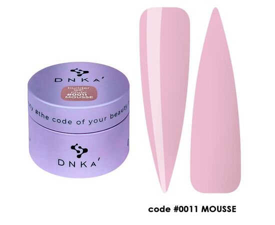 DNKa’. Builder Gel, Mousse, #0011, 30 ml, гель для моделювання #1