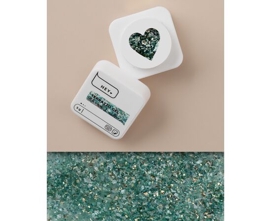 HEYLOVE. Terrazzo gel, #2, 5 g, гель для дизайну #2