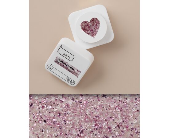 HEYLOVE. Terrazzo gel, #4, 5 g, гель для дизайну #2