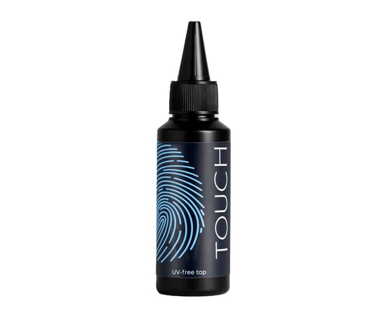 TOUCH. UV-free Top, 60 ml, глянцевий топ для темних та неонових відтінків, без липкого шару #1