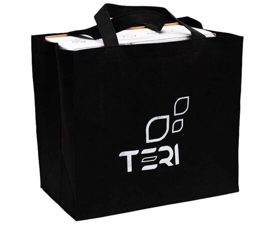 TERI. SET Desktop portable Nail dust Collector "Teri 800 M" + Magnet pillow + Armrest. Витяжка настільна, чорна зі сталевою решіткою "gold" + магнітна подушка та підлокітник #6