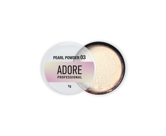 ADORE. Pearl Powder #03, 1 g. Перлинна пудра, рожеві перли #1