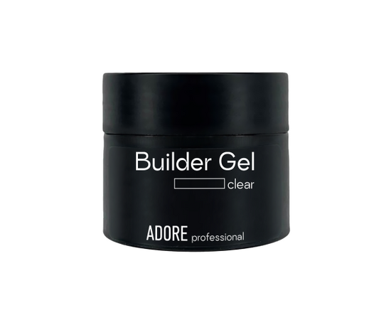 ADORE. Builder Gel, 15 g, Clear. Гель для нарощування, прозорий #1