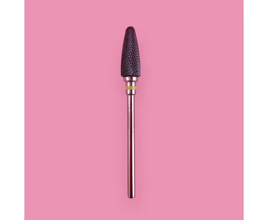 LUNAmoon. Carbide nail bit, corn, yellow, Фреза твердосплавна "Кукурудза", жовта, для зняття гель-лаку #1