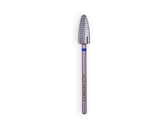 LUNAmoon. Carbide nail bit, corn, blue, Фреза твердосплавна "Кукурудза", синя, Ø 5.9 mm #1
