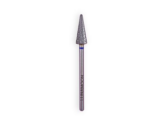 LUNAmoon. Carbide nail bit, cone, blue, Фреза твердосплавна "Ялинка", синя, Ø 4.1 mm #1