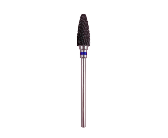 LUNAmoon. Carbide nail bit, corn, blue, Фреза твердосплавна "Кукурудза", синя, для зняття гель-лаку #1