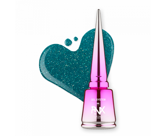PINX. Liquid builder gel "Paris Chic", 8 ml, #007. Гель для укріплення та вирівнювання, світловідбиваючий #1