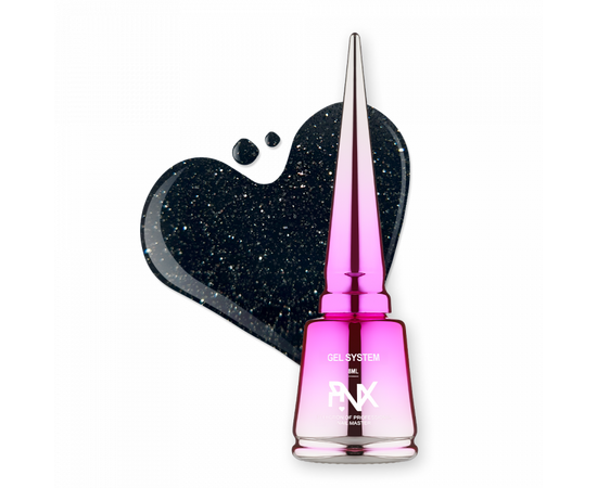 PINX. Liquid builder gel "Paris Chic", 8 ml, #010. Гель для укріплення та вирівнювання, світловідбиваючий #1