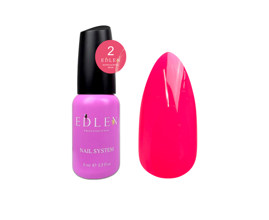 УЦІНКА / EDLEN Water Acrygel Neon №02, 9 ml #1