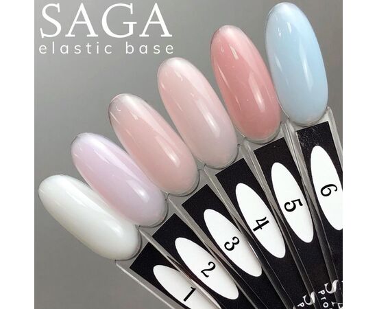 SAGA. Elastic base, #06, 30 ml. Камуфлююча база (без пензлика) #3