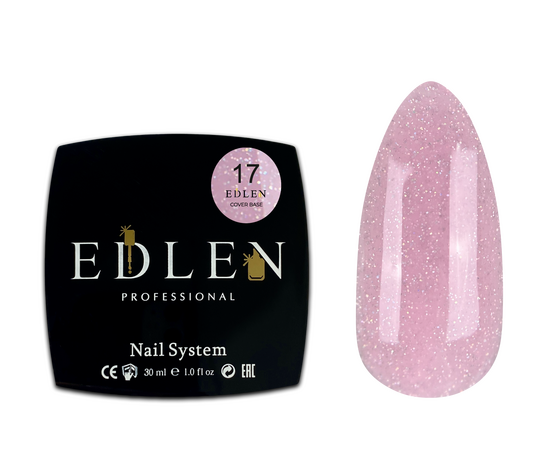 УЦІНКА / EDLEN Cover base HOLOGRAM №17, 30 ml #1