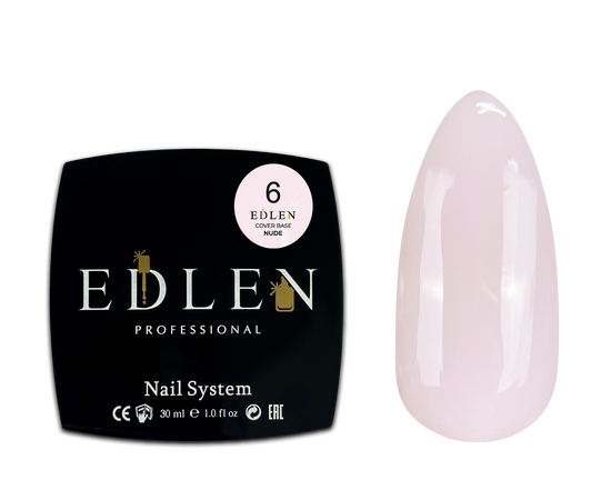 УЦІНКА / EDLEN Cover base NUDE №06, 30 ml #1