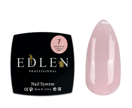 УЦІНКА / EDLEN Cover base NUDE №07, 30 ml #1