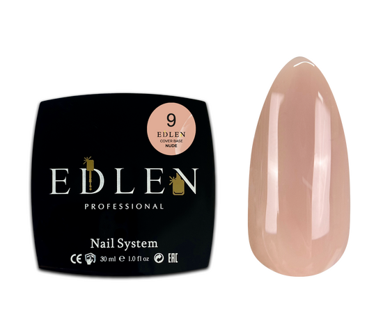 УЦІНКА / EDLEN Cover base NUDE №09, 30 ml #1