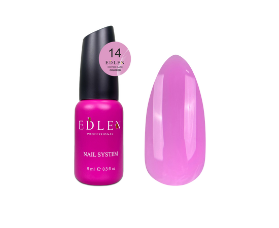 УЦІНКА / EDLEN. Cover base COLORED №14, 9 ml #1