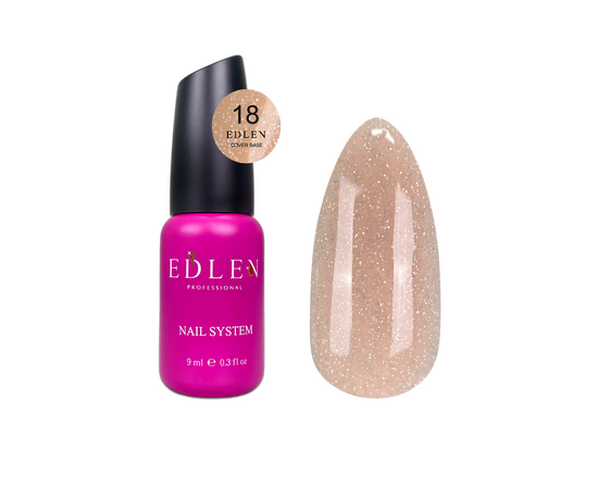 УЦІНКА / EDLEN Cover base HOLOGRAM №18, 9 ml #1