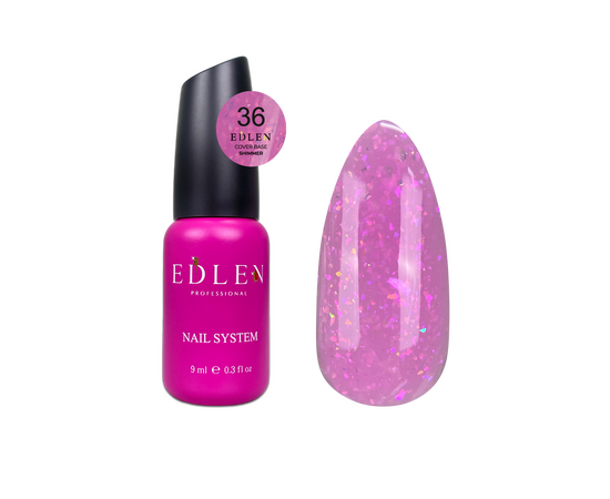 УЦІНКА / EDLEN Cover base SHIMMER №36, 9 ml #1