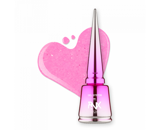 PINX. Liquid builder gel "Bubulove", 8 ml, #004. Гель для укріплення та вирівнювання з шимером #1