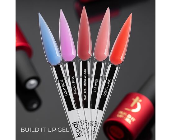 KODI Build It Up Gel, Tea Rose, чайна троянда, 15 ml, моделюючий гель #2