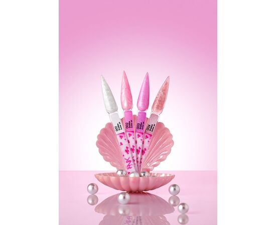 PINX. Builder gel "Shellbe", 30 ml, #004. Гель для укріплення та вирівнювання з перламутром #3