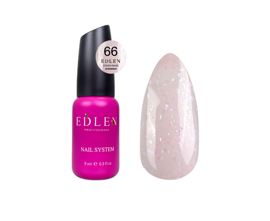 УЦІНКА / EDLEN Cover base SHIMMER №66, 9 ml #1