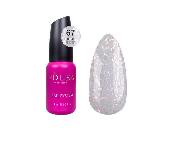 УЦІНКА / EDLEN Cover base SHIMMER №67, 9 ml #1