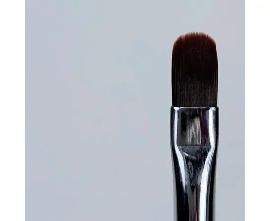 NOTN. Professional Brush 2-in-1: Liner + Oval, 11 mm, двосторонній професійний пензлик для тонких промальовок та викладки гелю #5