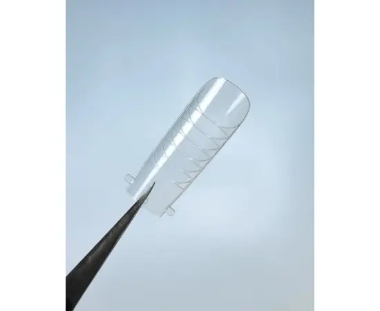 LUNAmoon. Top nail forms, Short Arched Square, 120 шт. Верхні форми для нарощування, короткий арочний квадрат #2