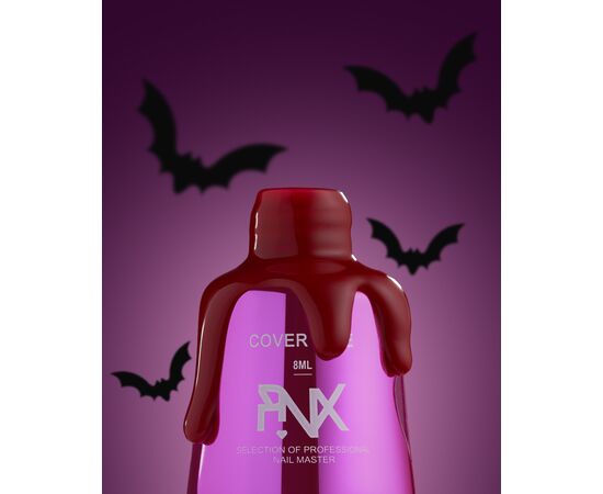 PINX. Cover Base "Vampire Love",  #004, 8 ml. Кольорова база #2