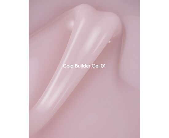 NOTD Соld Builder gel #01, 15 ml, молочно-рожевий гель для нарощування нігтів #2