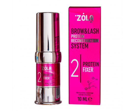 ZOLA. Brow & Lush Laminating Compound 02, Protein Fixer, 10 ml. Склад для ламінування 02 #1