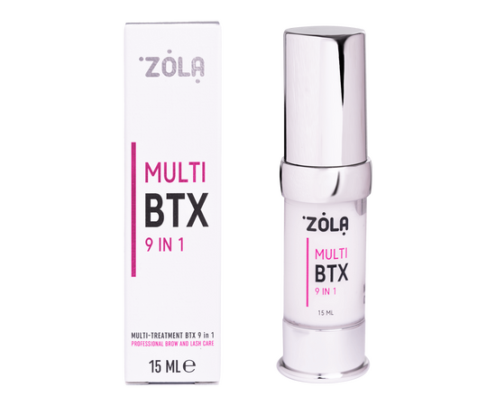 ZOLA. MULTI-TREATMENT BTX 9-in-1, Multifunctional Premium Brow & Lash Treatment, 15 ml. Багатофункціональний преміальний засіб для брів #1
