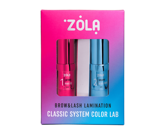 ZOLA. Lamination Set, Classic System Color Lab. Набір для ламінування брів та вій #1