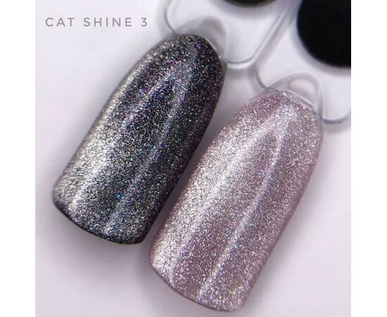 SAGA. Cat's Eye Gel Polish "Cat Shine", #03, 10 ml. Гель-лак "Котяче око" #3