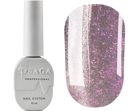 SAGA. Cat's Eye Gel Polish "Cat Shine", #08, 10 ml. Гель-лак "Котяче око" #2