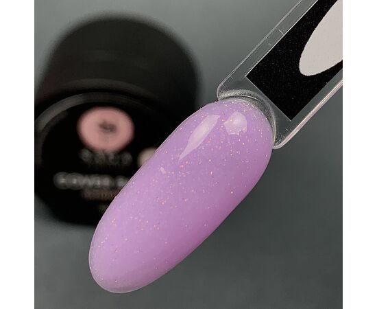 SAGA. Shimmer base, #02, 15 ml. Кольорова база з шимером #2