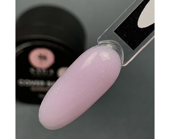 SAGA. Shimmer base, #07, 15 ml. Кольорова база з шимером #2