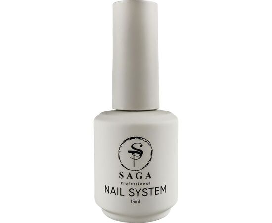SAGA. No Wipe Top "Titanium", no UV-filters, 15 ml. Топ без липкого шару без УФ-фільтрів #1