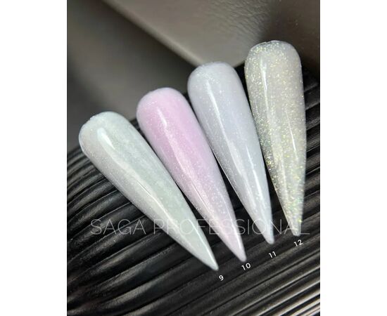SAGA. Shimmer base, #11, 15 ml. Кольорова база з шимером #3
