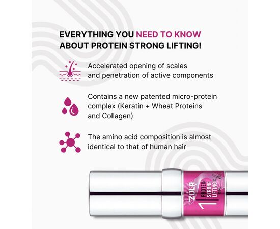 ZOLA. Brow & Lush Laminating Compound 01, Protein Strong Lifting, 10 ml. Склад для ламінування 01 #6