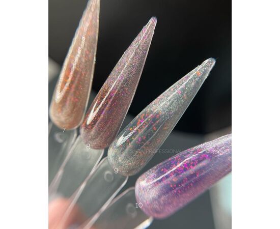 SAGA. Cat's Eye Gel Polish "Cat Shine", #08, 10 ml. Гель-лак "Котяче око" #3