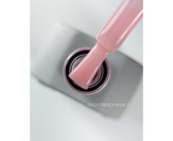 SAGA. French base, #07, 10 ml. Камуфлююча база #1