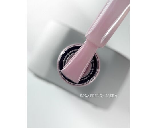 SAGA. French base, #09, 10 ml. Камуфлююча база #1